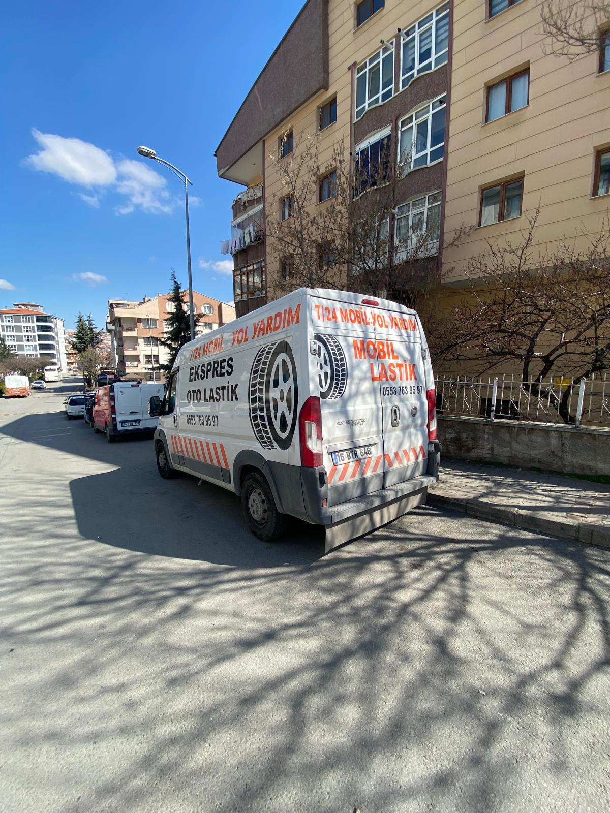 Ekspres Oto Lastik 7/24 Mobil Yol Yardım Aracı 16 BTR 646